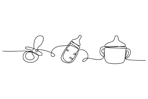 Continuous Line Design of Baby