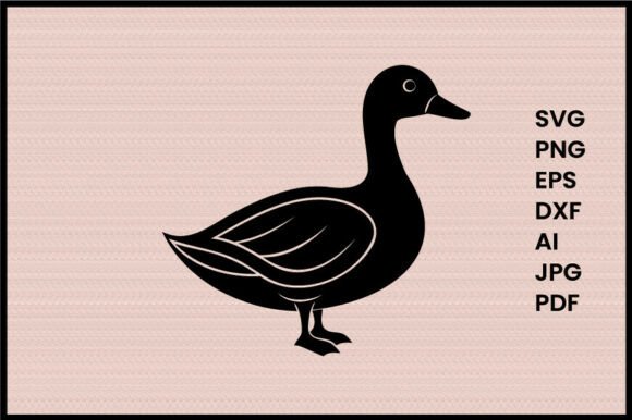 Duck Vector Silhouette: Graphics & Illustrations Review