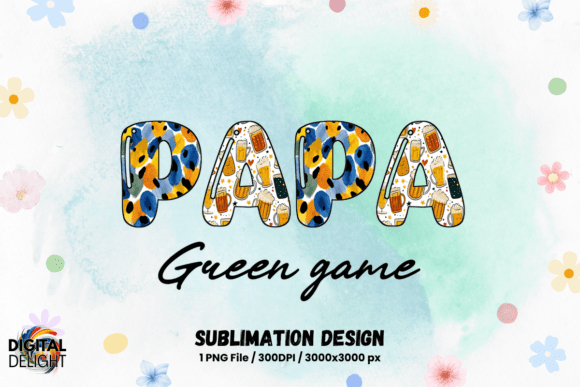 Eco-Living Papa Sublimation Graphics & Illustrations