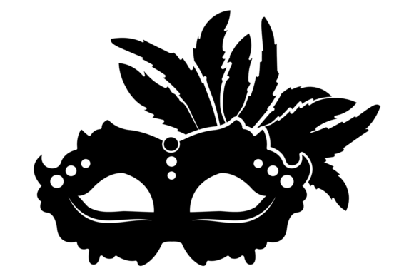 Festive Venetian Mask Graphics & Illustrations