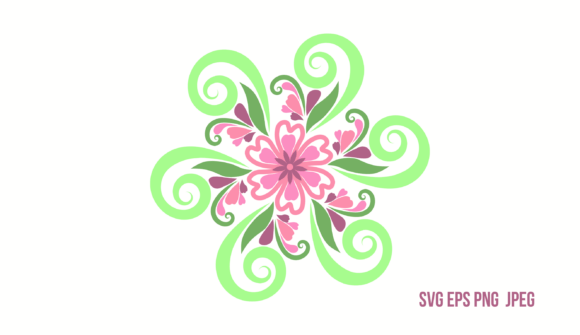 Floral Harmony in a Circle