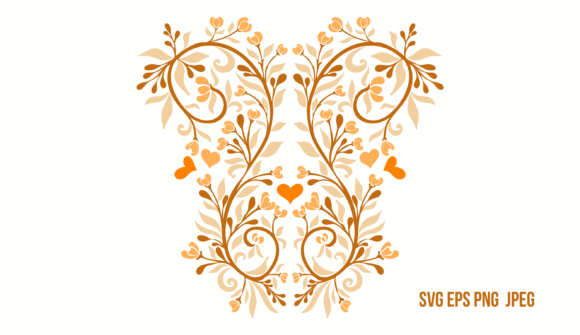Golden Nature Swirls: Graphics & Illustrations for Warm, Elegant Digital Products