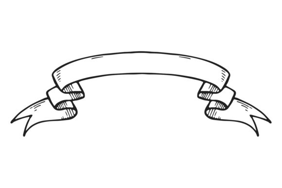 Paper Ribbon Title Graphics & Illustrations